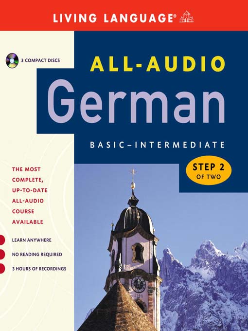 Title details for All-Audio German Step 2 by Living Language - Wait list